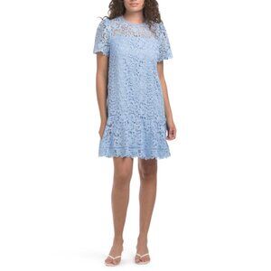 CARTOLINA Blue Becca Mini Dress